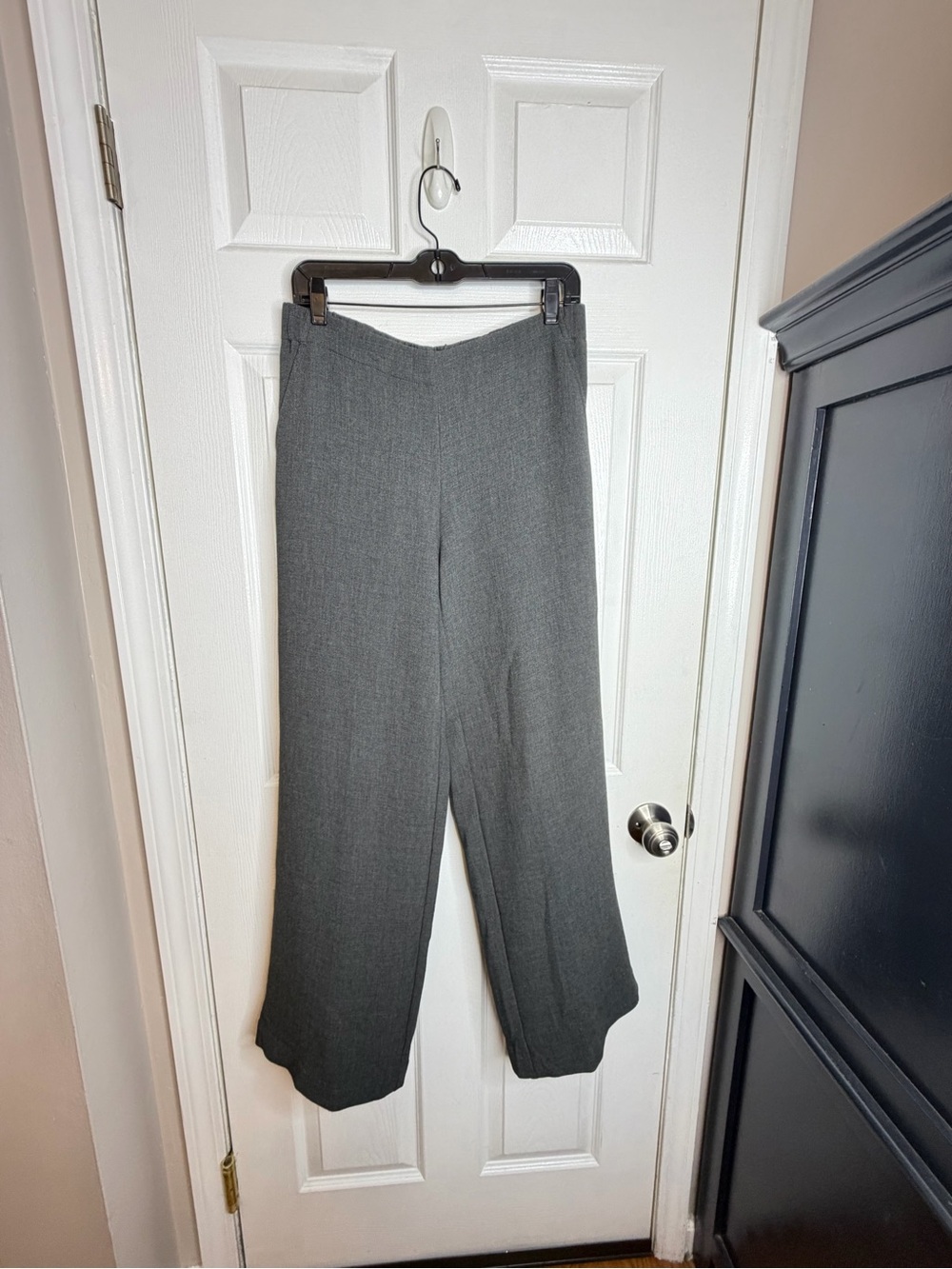 NWT J Jill purejill Women’s Small Gray Pull-On Wide Leg Pant Elastic Waist S - Picture 11 of 13